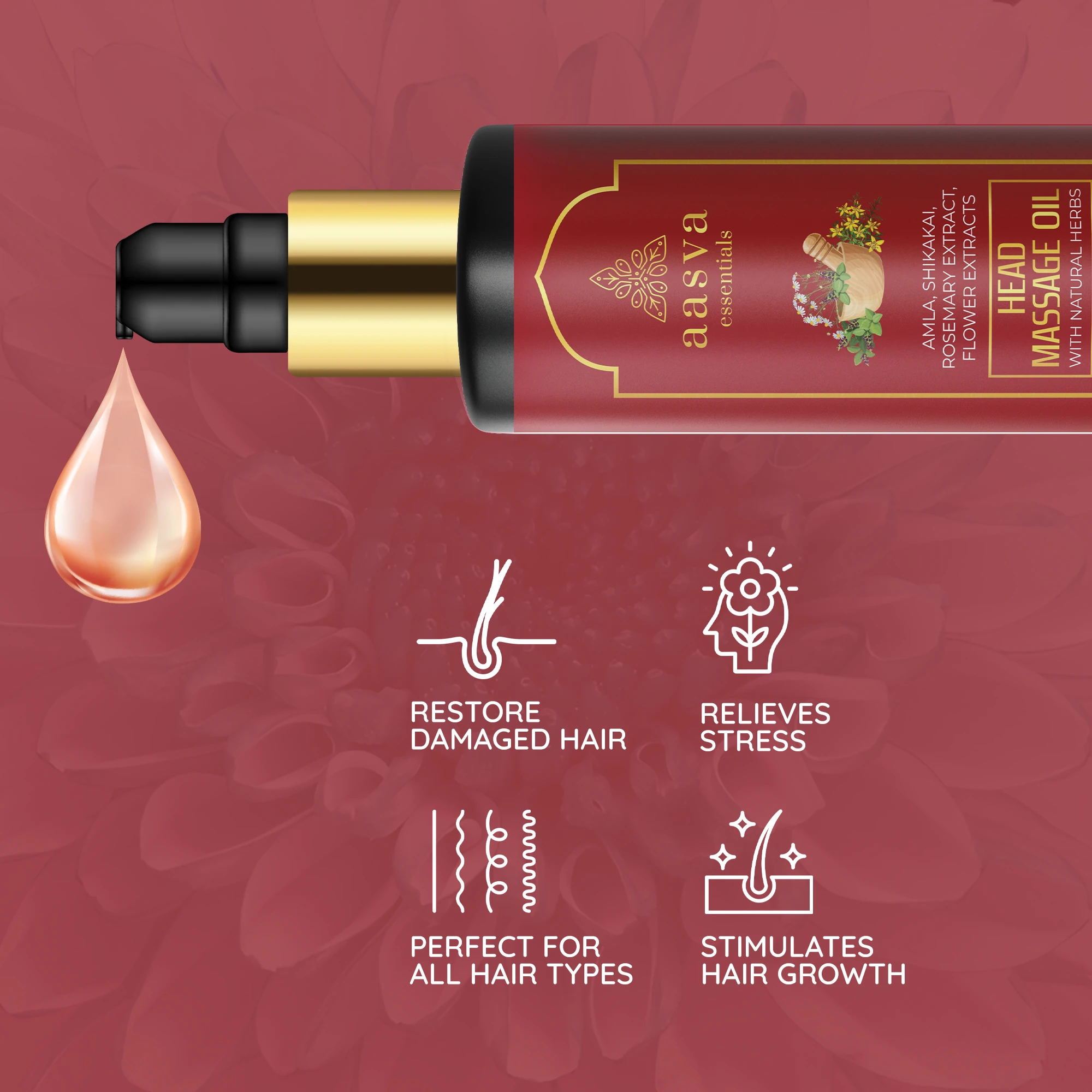 Head Massage Oil - Hair Growth