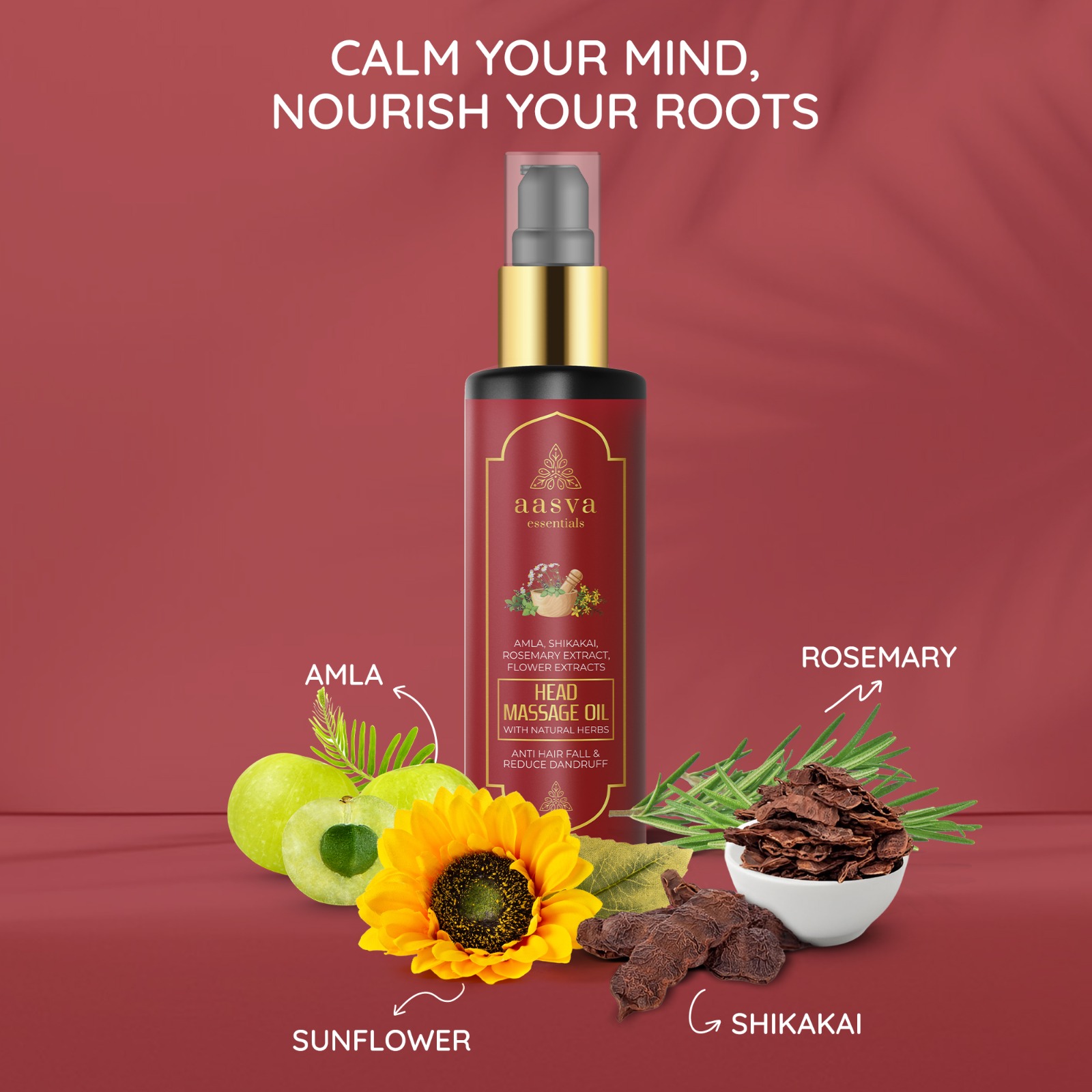 Head Massage Oil - Hair Growth